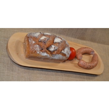 Drewniana taca  do  serwowania  .